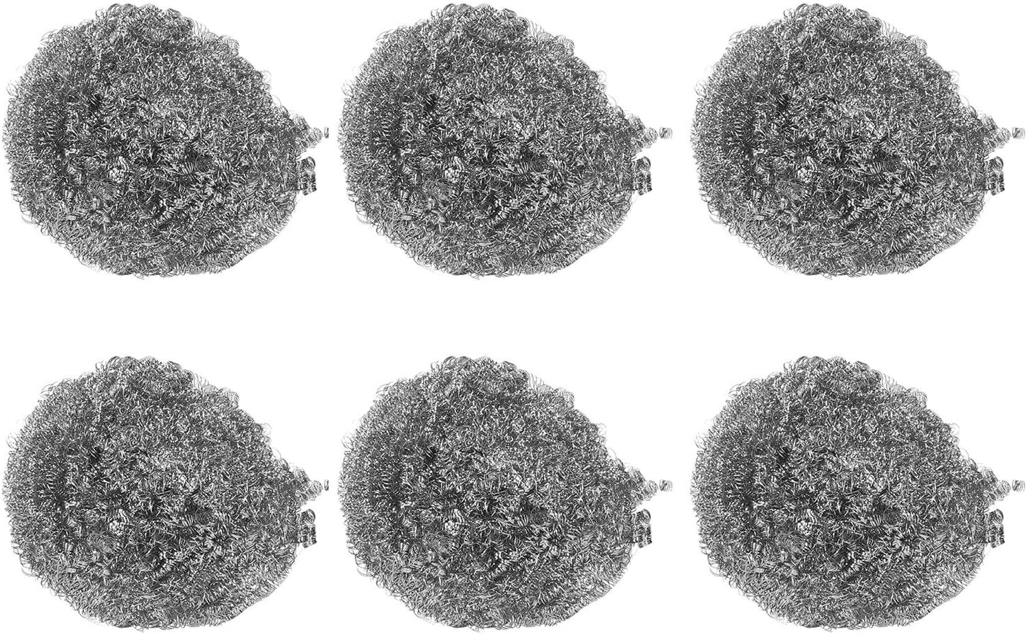 Scrubbing Scouring Pad Cleaning Ball Stainless Steel Scrubbers Steel Wool Scrubber for Kitchens Bathroom
