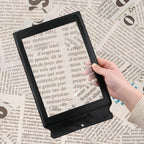 5X Full Page Magnifier for Reading, Handheld Full Book Page Magnifier Glass Bendable Book Magnifying Glass Lightweight Magnifiers for Reading Small Prints and Low Vision Seniors