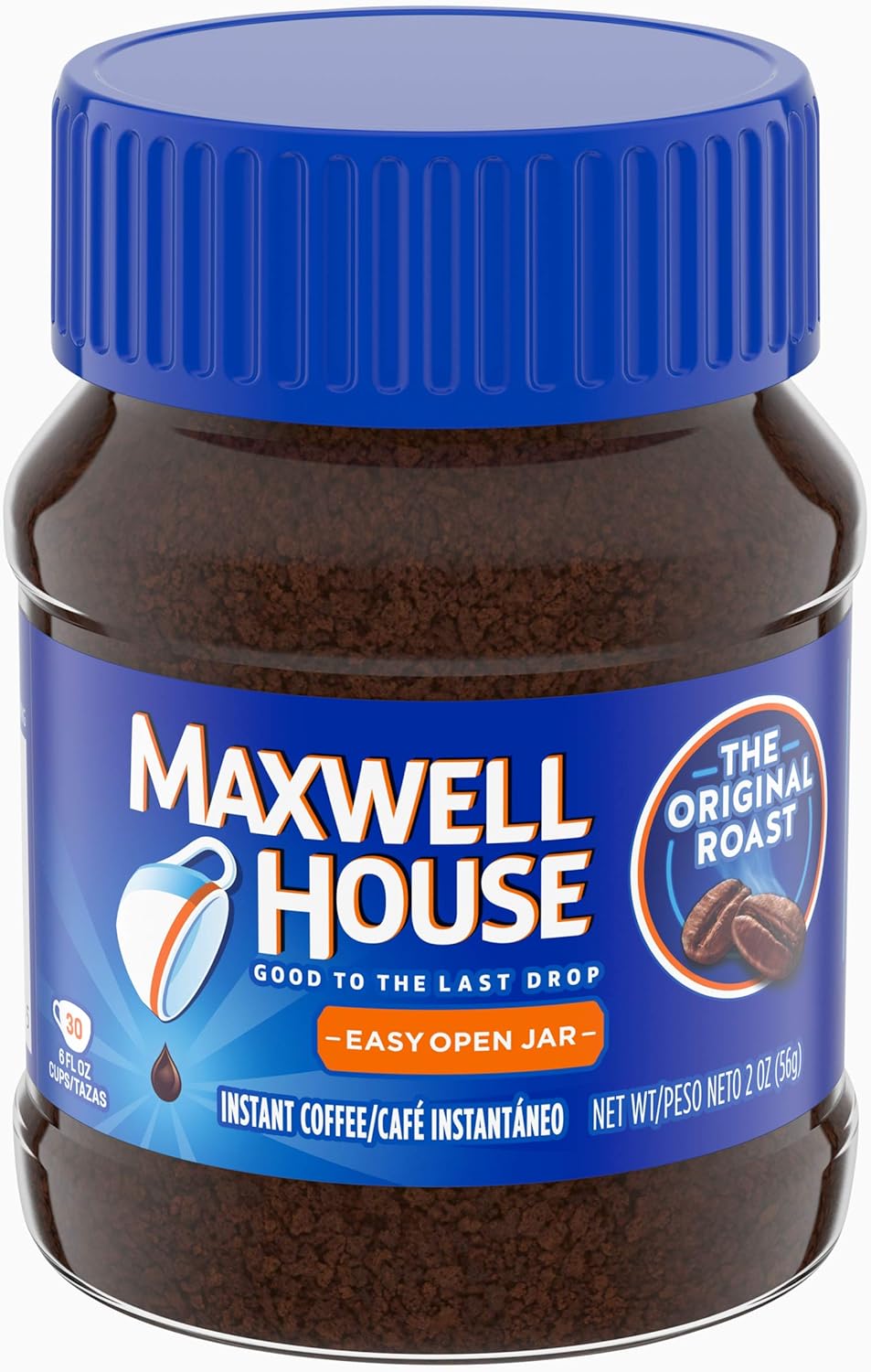 Maxwell House Original Medium Roast Instant Coffee (2 oz Jar)