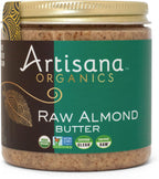 Artisana Organics Raw Almond Butter, 9oz | No Sugar Added, No Palm Oil, Vegan, Paleo, and Keto Friendly