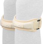 KARM Patella Band - Patellar Tendon Support Strap - Knee Bands for Pain, Basketball, Sports - Jumpers Knee Brace for Women & Men (XS/S/M/L/XL, Single Strap, Black)