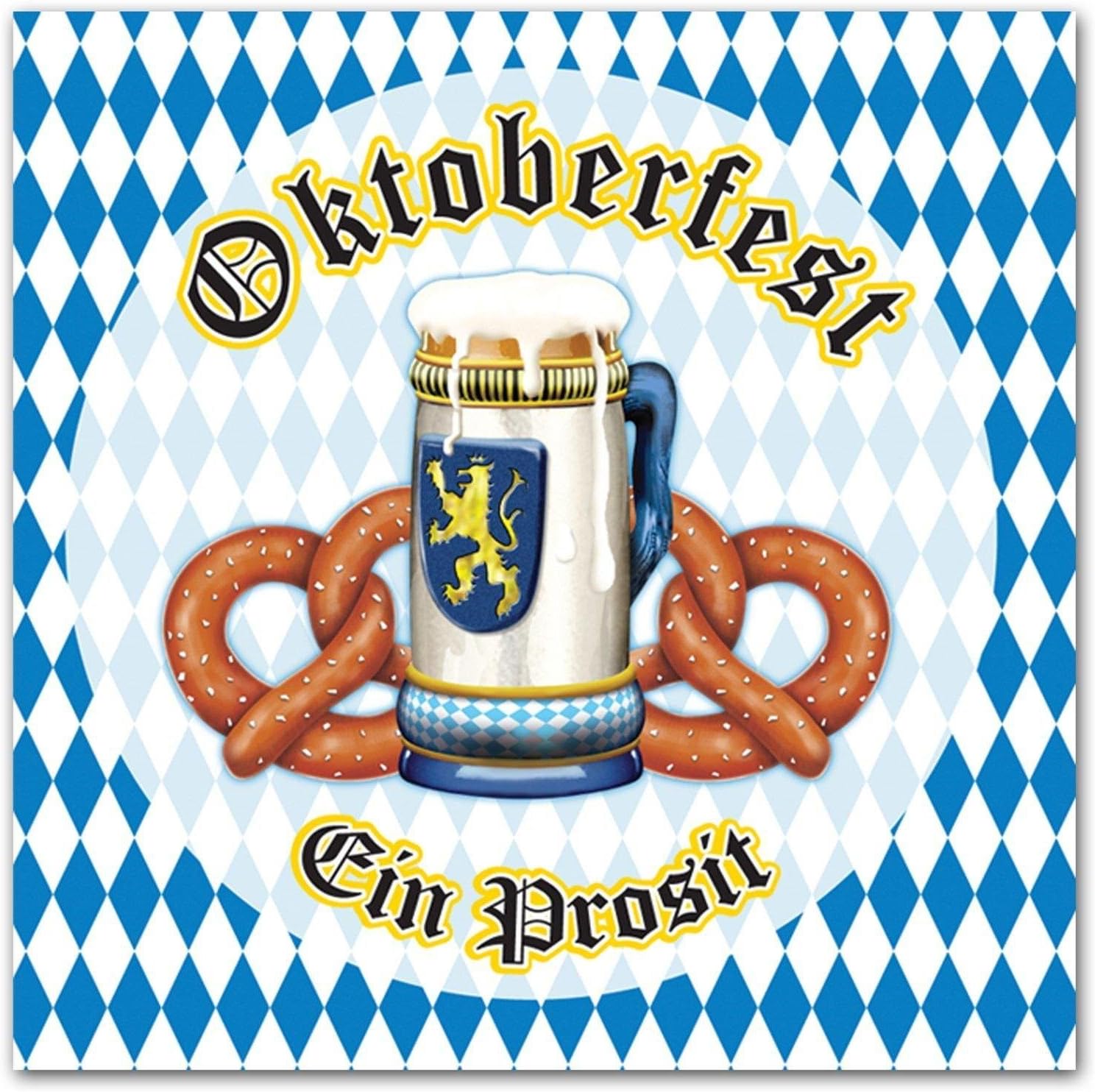 Beistle Oktoberfest Luncheon Napkin, 16 per pack