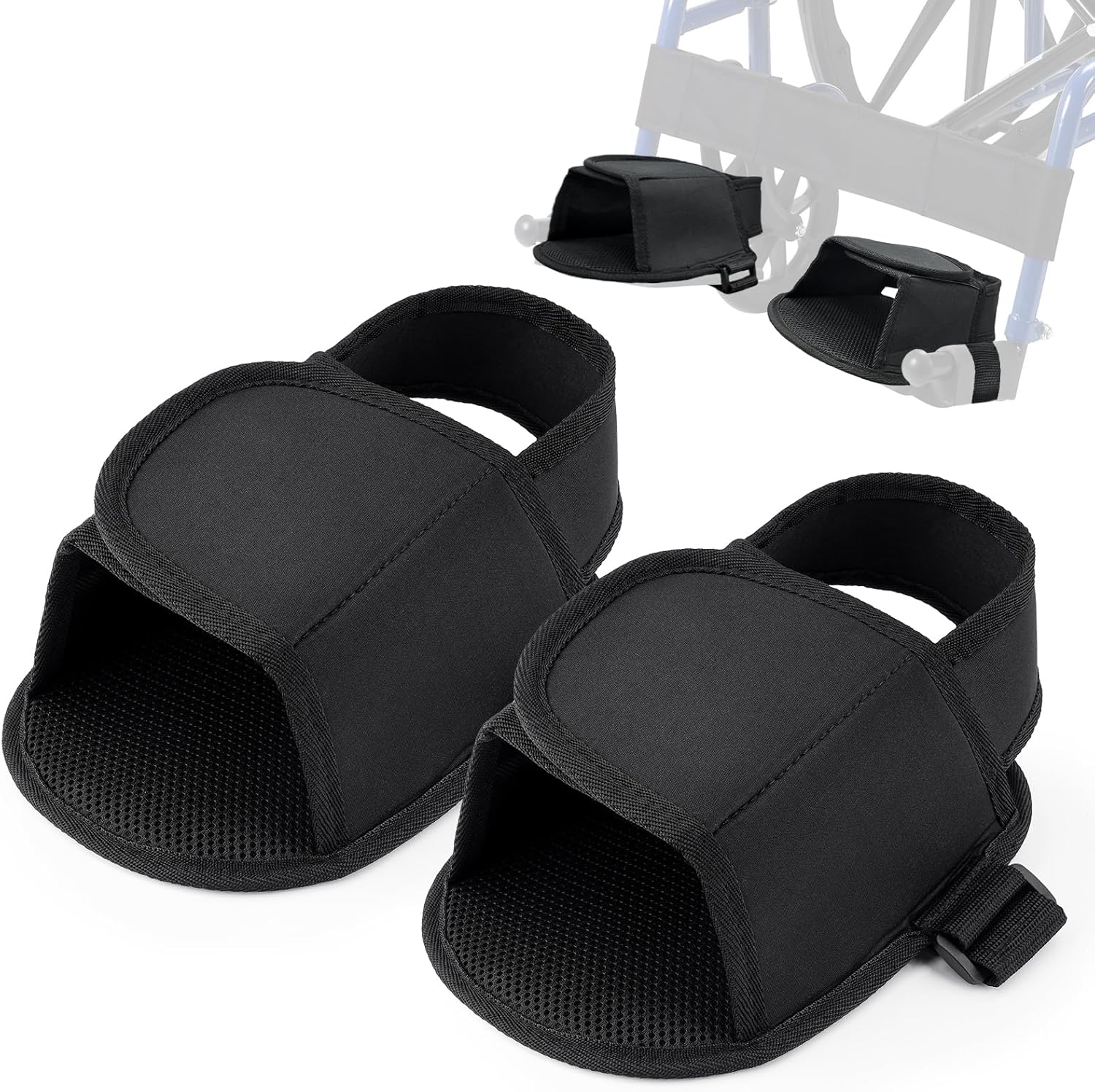Wheelchair Restraint Shoes, Wheelchair Shoe Holder Straps for Elderly, Wheelchair Pedals Foot Rests