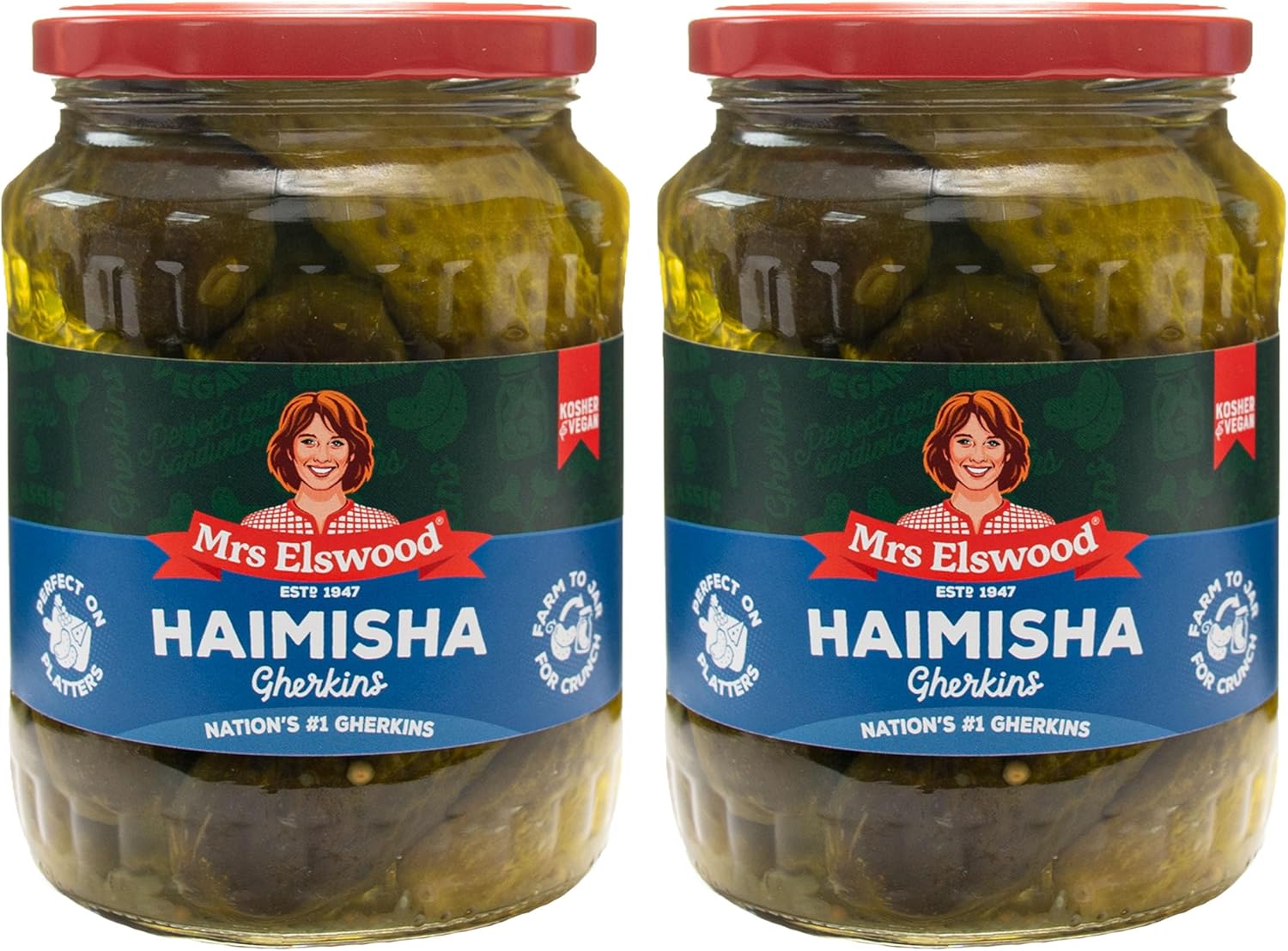Mrs Elswood Haimisha Cucumbers (670g) - Pack of 2