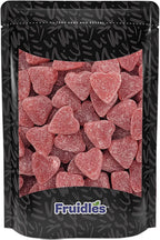 Fruidles Valentine's Coated Cinnamon Jelly Hearts, Delicious Gummy Candy, Fun and Festive Holiday Gummi Snacking (Half-Pound)