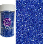 Sentovac Royal Blue Sanding Sugar for Baking Edible Sparkling Coarse Sugar Crystals Sprinkles for Baking Topping Cake Cookie Cupcake Topper Ice Cream Decoration Supplies 3.2 OZ