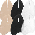 GLEAVI 3 Pairs Thong Sandal Toe Protectors and Forefoot Cushions, and Velvet Fabric Anti-Slip Pads with Shock Absorption for Women’S Flip-Flops and Sandals