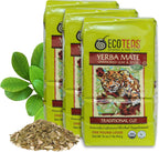 ECOTEAS Organic Yerba Mate Loose Leaf Tea – Unsmoked (Air Dried) Traditional Cut – 1 lb – From Argentina – Kosher, Non-GMO, Gluten-Free (Pack of 3)
