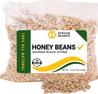 African Honey Oloyin Beans – Premium Honey Bean Variety for Traditional Cooking, Authentic Oloyin Ingredient (1 lb)