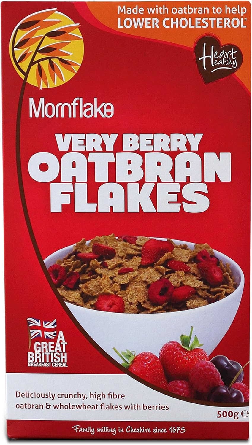 Mornflake - Very Berry Oatbran Flakes - 500g (Case of 8)