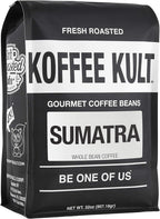 Koffee Kult Sumatra Coffee Beans Dark Roast - Indonesian Fresh Roasted Coffee Beans(Whole Bean, 32oz)