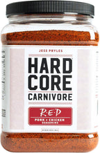 Hardcore Carnivore Red - All Purpose Seasoning (48 oz Mega Pack) Texas-Made, for Pork, Chicken, BBQ, Grilling and Smoking