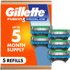 Gillette Fusion5 ProGlide Razor Blade Refills for Men, 5 Count