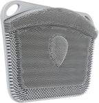 FREATECH Large Shower Foot Scrubber Mat, Silicone Foot Cleaner Brush to Clean, Exfoliate and Massage Feet Without Bending Over, Improve Foot Appearance and Overall Health, Grey - 17.3" x 13"