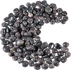 SUNYIK 1LB Cherry Blossom Pomegranate Tumbled Polished Stones 0.3''-1'', Healing Crystals for Jewelry Making, Reiki Chakra Balancing, Assorted Bulk Smooth Stones for Crafts Meditation & Decor