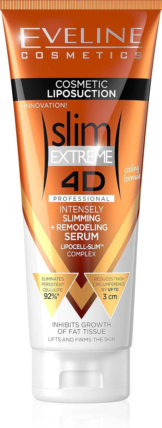 Eveline Slim Extreme 4D Liposuction Body Serum, 8.80 Fluid Ounce