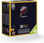 Caffe Vergnano 1882 Medium Roast Espresso Original Line Machine Compatible Capsules, Single-Serve Arabica Robusta Espresso Coffee, Italian Coffee for Nespresso Machines, Intensity 10/10, Napoli, 30 Ct