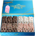 Gluten Free Palace Chocolate Covered Pretzels Gift Box – Gluten Free Mother’s Day Chocolate Covered Pretzels Gift Basket – Sweet & Salty Treat Basket for Mom, Wife & Women – Gift Basket for Family & Friends (4 Flavors)