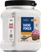 Roots Circle Baking Powder | Gluten-Free All-Purpose Leavening Agent For Cooking and Baked Goods, Desserts, Breads, & Cake | Vegan & Kosher-Safe | 2lb [35oz] Airtight Bulk Container