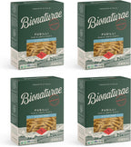 Bionaturae Fusilli Pasta Noodles - Gluten Free Pasta Organic, Rice & Lentil Pasta, Kosher Certified, High Protein, Non-GMO, Fusilli Pasta Organic, Crafted in Italy - 12 Oz, 4 Pack