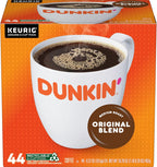 Dunkin' Original Blend Medium Roast Coffee, 44 Keurig K-Cup Pods