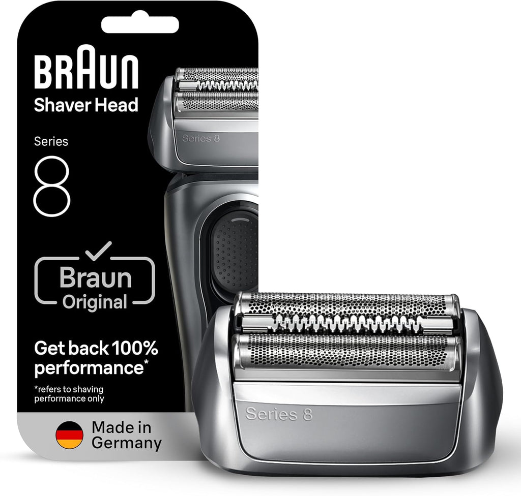 Braun Series 8 83M Electric Shaver Head Replacement Cassette, Silver