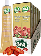 IA Sun-Dried Tomato Paste Ready to Use, 12 tubes of 2.82oz (80g) – Perfect for Appetizers, Enhancing Starters, Salads and a Variety of Recipes, Gluten-Free, Recyclable and Anti-Waste Packaging