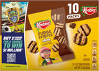 Keebler Fudge Stripes Minis, Original Shortbread Mini Cookies Coated in Keebler Fudge, 1 oz, 10 ct