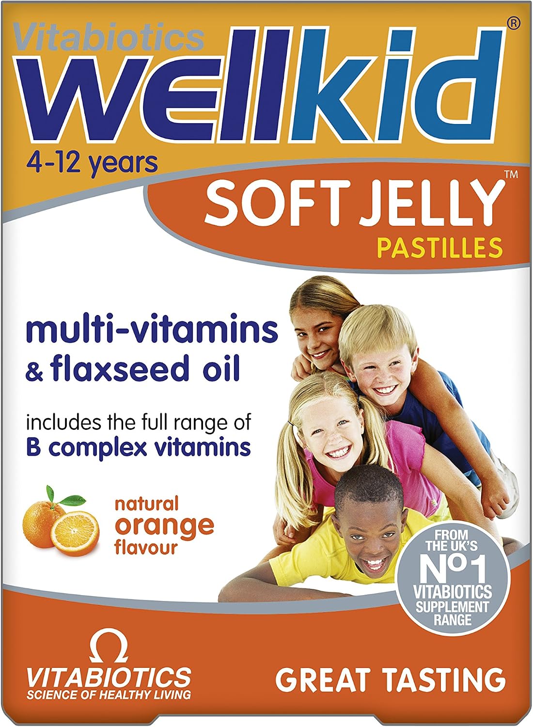 Vitabiotics Wellkid Soft Jelly Orange - 30 Pastilles