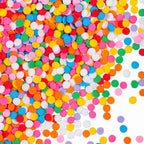 Rainbow Confetti Sprinkles for Cake Decorating, Edible Birthday Sprinkles for Ice Cream, Cookies, Cupcake and Cookies Topper