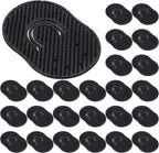 24Pcs Palm Combs, Soft Pocket Combs for Men Women, Portable Scalp Comb, Portable Pocket Hair Brush, Scalp Massager Shampoo Comb (Black)