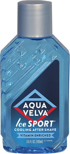 Aqua Velva Cooling Mens After Shave, Ice Sport, Vitamin E and Pro Vitamin B5, Soothes, Cools, and Refreshes Skin, 3.5 Ounce