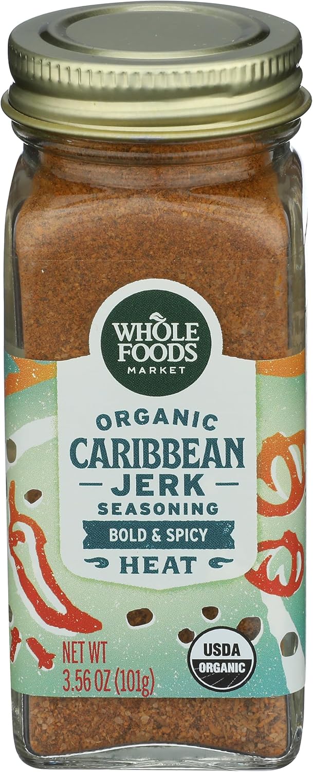 Whole Foods Market, Organic Caribbean Jerk Spice Blend, 3.56 Ounce