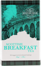 Edinburgh Tea & Coffee Company Scottish Breakfast Tea - 25 Count (Envelope/Tagged), 1.76 Ounce