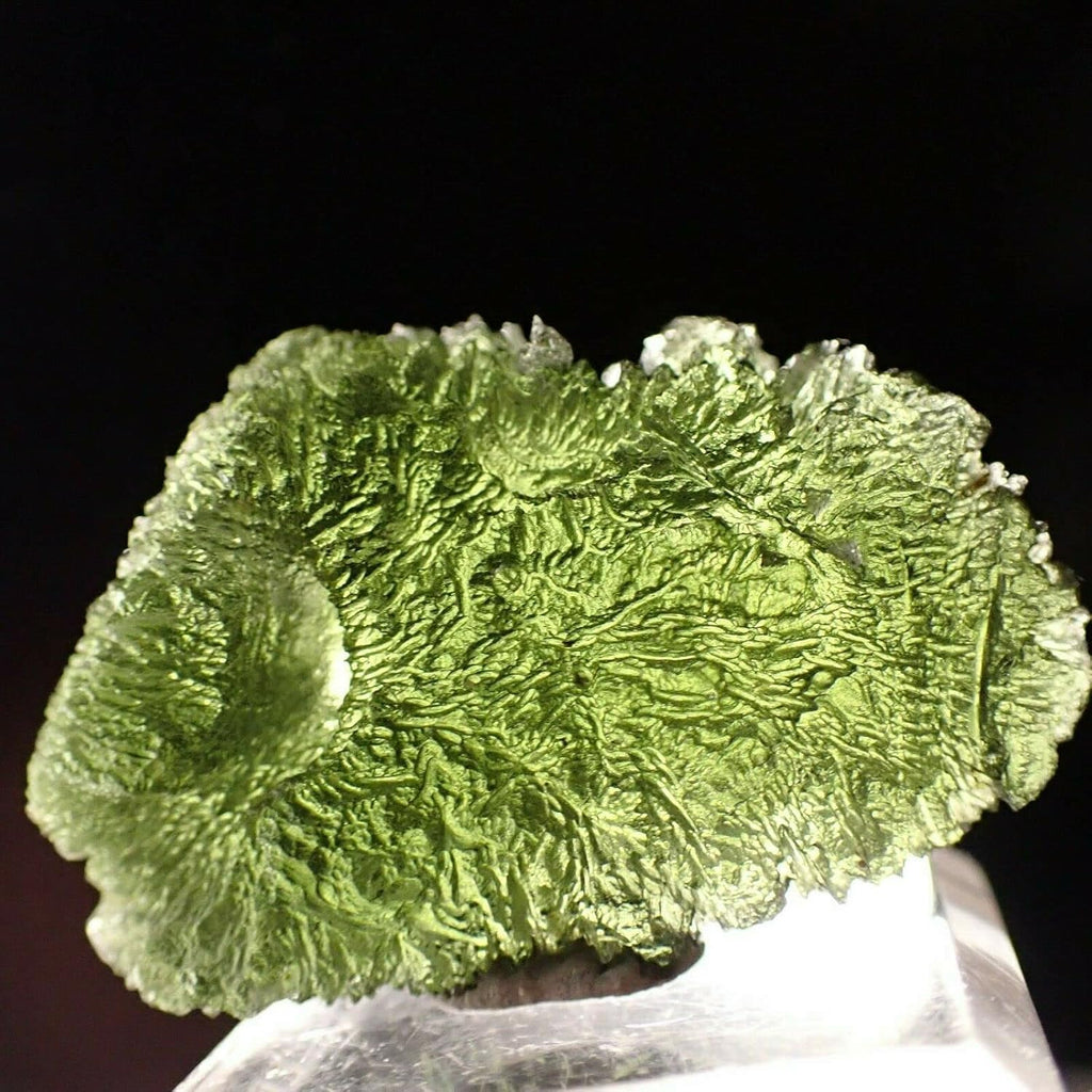 6-26g Moldavite Natural Czech Meteorite Impact Glass Rough Stone Crystal Energy Stone 1pc SBOTTON-8571 (Size : 19-21g)