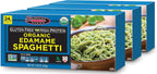 Seapoint Farms Organic Edamame Spaghetti Noodles, 24g High Protein, 1 Ingredient, Low Carb, Gluten Free, Vegan, Non-GMO, Kosher, Healthy Plant-Based Pasta for Quick Meals, 7.05 oz (Pack of 3)