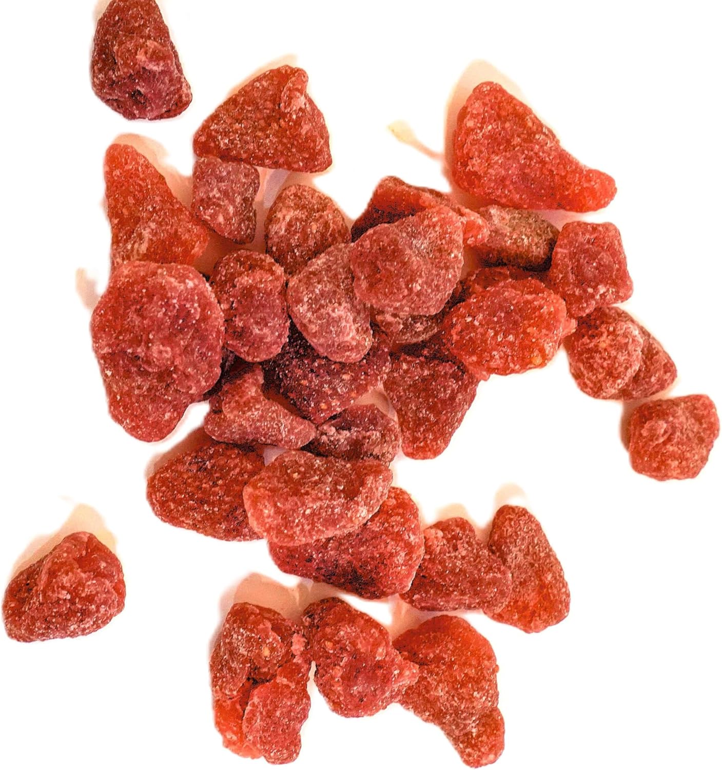 Dried Strawberries - 1 lb of Sweet Sugar Dusted Fresh Delicious Chewy Treats
