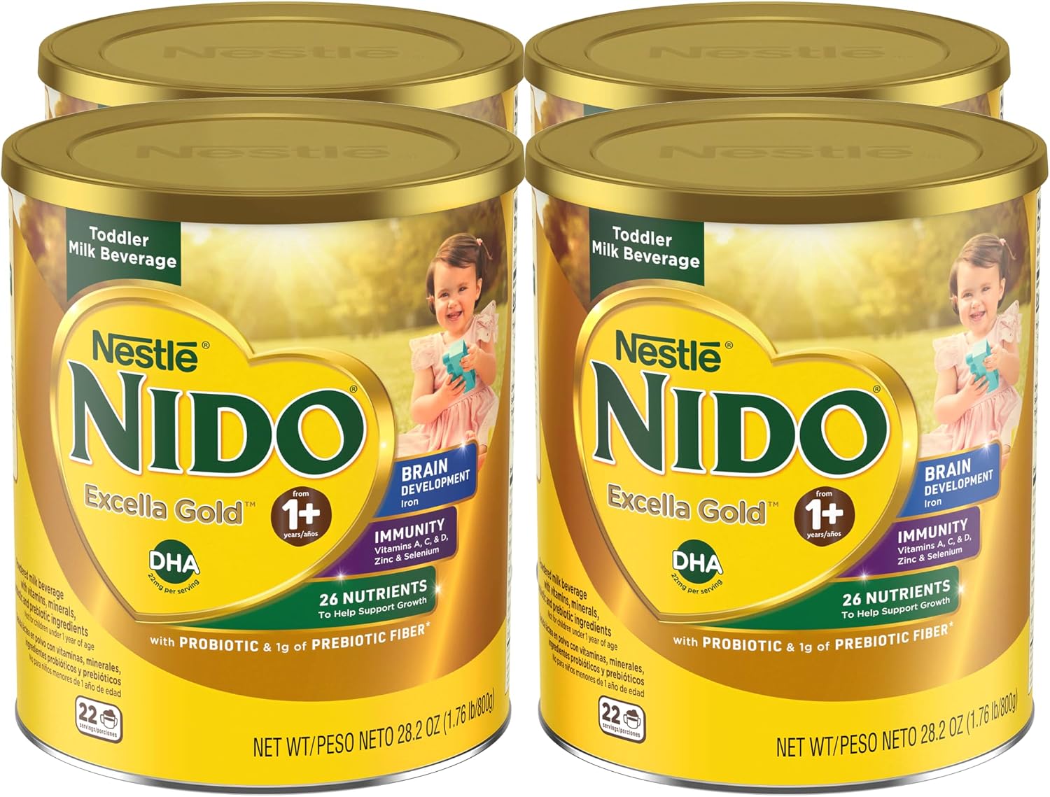 Nido Excella Gold Original Milk Powder 4 Pack Of 800G