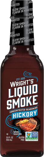 Wright's Liquid Smoke, Hickory, 3.5 fl oz (Pack of 12)