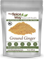The Spice Way Ginger Powder- (8 oz) ginger root powder- a pure dry ground powdered root