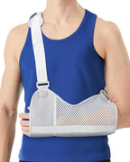 Arm Sling Shoulder Brace for Men & Women – Breathable & Adjustable Arm Support for Rotator Cuff, Forearm & Elbow Injuries – Lightweight Fit for Left or Right Side