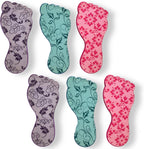 6pc ALAZCO Foot File Callus Remover for Feet Heel Exfoliate Pumice Stone Diabetic Feet Scrubber Dead Skin Remover Salon SPA DIY & Professional Pedicure Tools Washable TSA & Travel Friendly