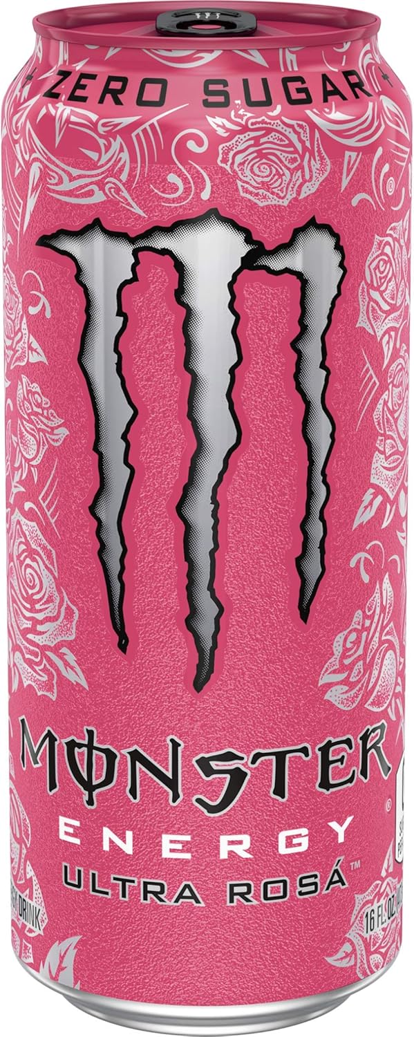 Brand New Monster Energy Ultra Fiesta & Ultra Rosa 16 ounce cans (Ultra Rosa, 12 Cans)