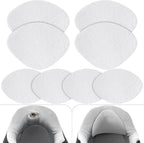Shoe Heel Patch, 4 Pairs 2 Sizes Quick Self-Adhesive Hole Repairs for Sneakers and Flats, Heel Pads (White)