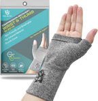 Vital Salveo Compression Gloves for Arthritis & Wrist Support – Thumb & Wrist Sleeve for Pain Relief, Typing, Carpal Tunnel, Tendonitis – Fingerless, for Men & Women (1PC)-Small