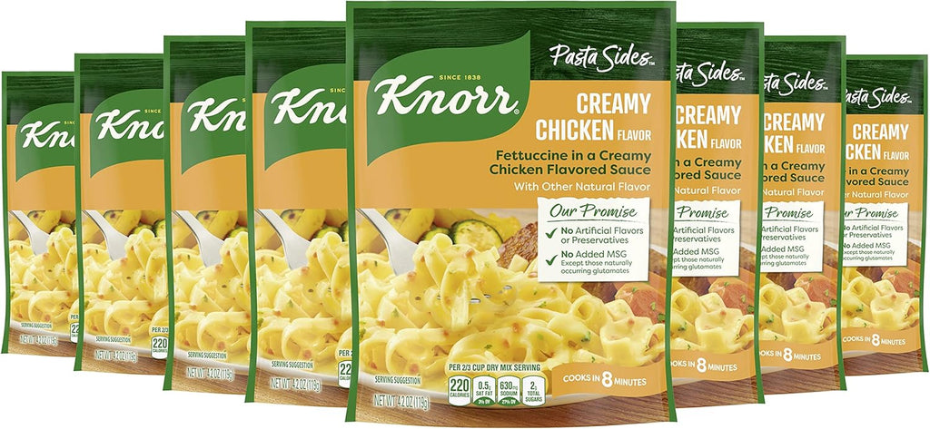 Knorr Pasta Side Dish, Creamy Chicken, 4.2 oz (Pack of 8)