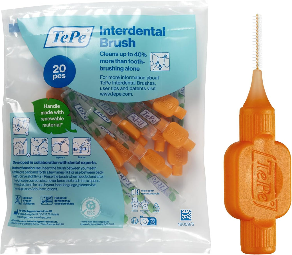 TePe® Interdental Brush Original Orange 0.45 mm 20-Pack