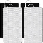 TENS Unit Replacement Pads for Waist and Lower Back Pain Relief 4X8" Large TENS Unit Pads Self-Adhesive Electrode Pads Compatible with TENS 7000, AUVON TENS- 4 Pcs