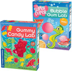Thames & Kosmos Candy Science Experiment Kits | 2-Pack Bundle | Gummy Candy Lab & Super Duper Bubble Gum Lab | Sweet Science STEM Activity Kits | Make Your Own Yummy Candy Treats | Learn Chemistry