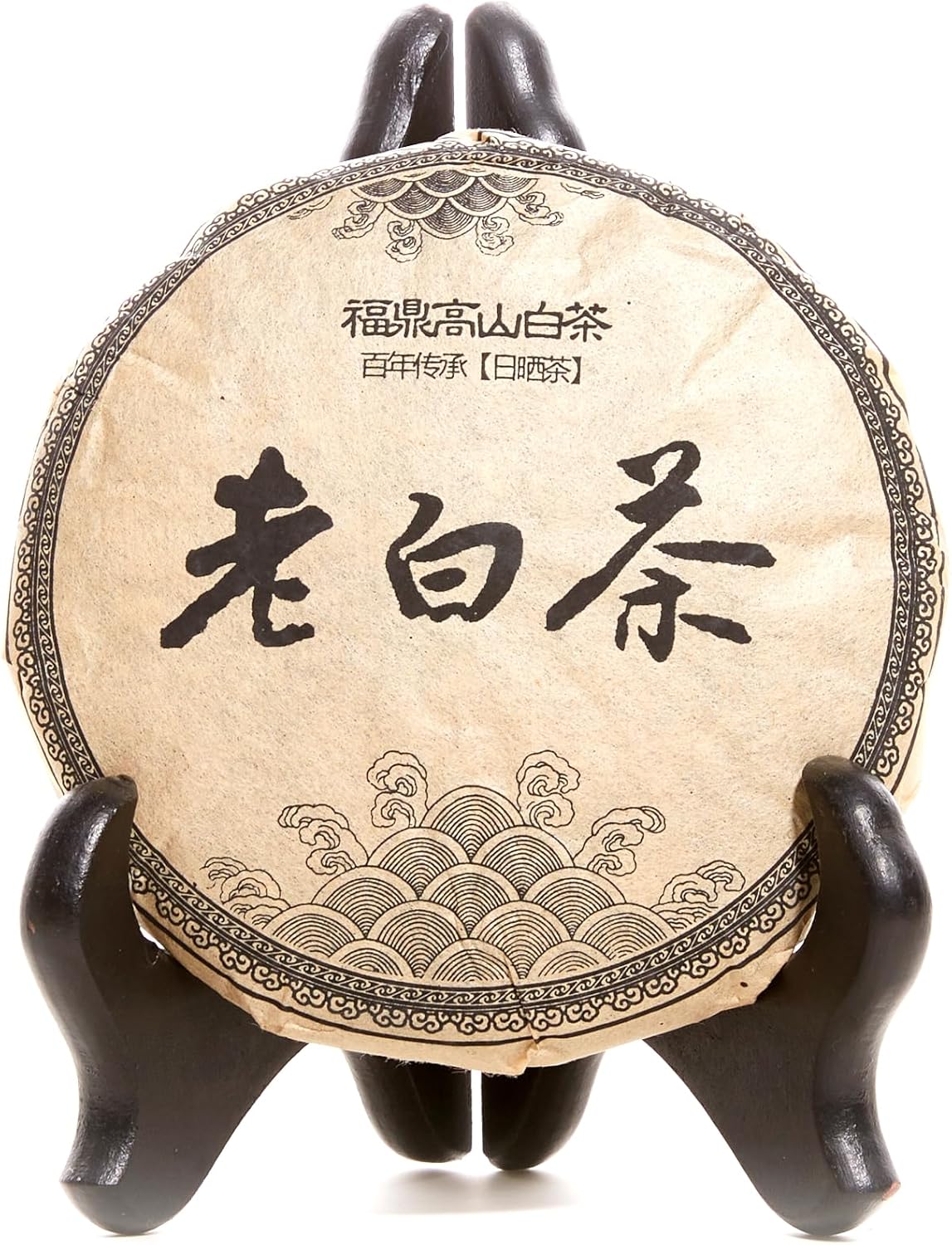 ChaWuWarmSun-ShouMei White Tea Cake,100g/3.52oz,FuDing Shou Mei Bai Cha Chinese Tea